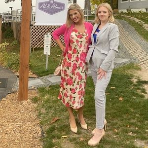 L’AGENCE Nyla Silk Floral Dress